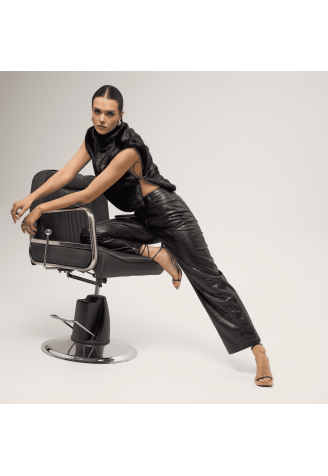 Класичні Штани Шкіряні Чорні