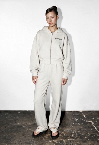 Sports zip suit Light grey melange 