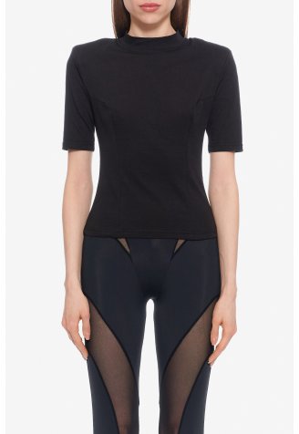 T-shirt with shoulders GEN 3 Black