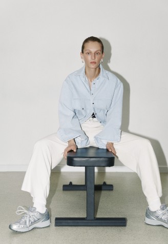 Stone-wash denim shirt Gen 2